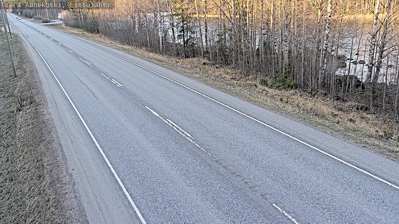 Weather Camera Image Road 4 Äänekoski, Lintulahti, Äänekoski, Keski-Suomi
