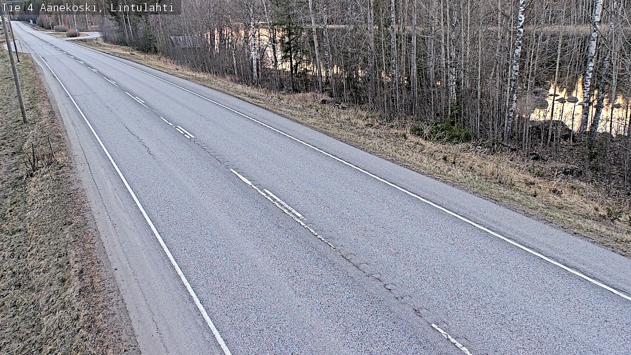 Weather Camera Image Road 4 Äänekoski, Lintulahti, Äänekoski, Keski-Suomi