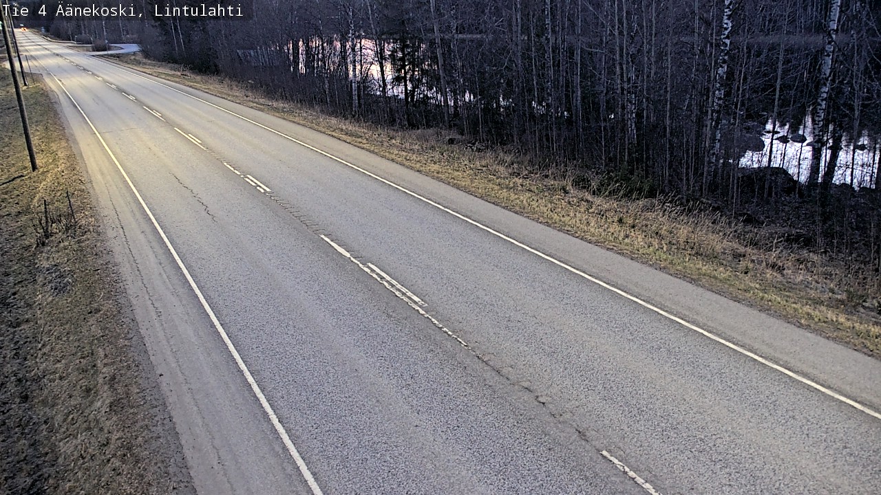 Weather Camera Image Road 4 Äänekoski, Lintulahti, Äänekoski, Keski-Suomi