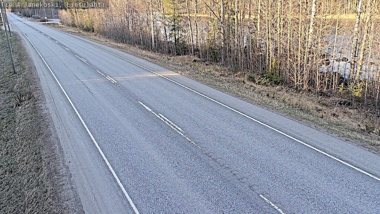 Weather Camera Image Road 4 Äänekoski, Lintulahti, Äänekoski, Keski-Suomi