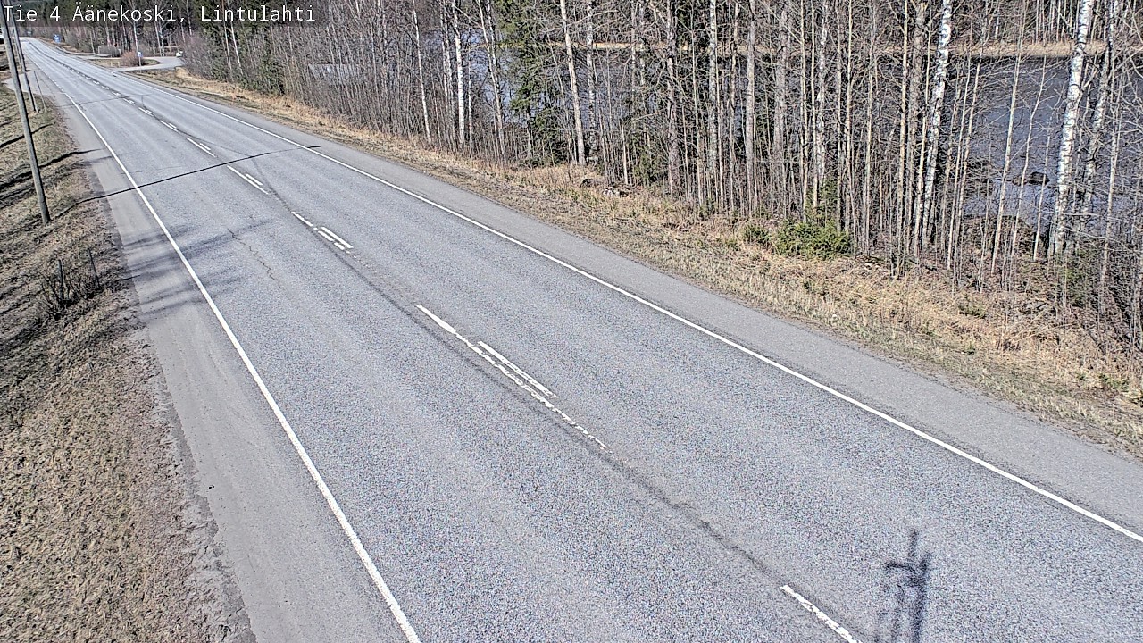 Weather Camera Image Road 4 Äänekoski, Lintulahti, Äänekoski, Keski-Suomi