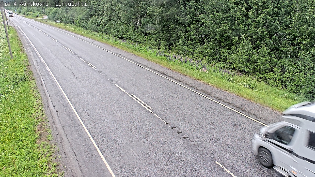 Weather Camera Image Road 4 Äänekoski, Lintulahti, Äänekoski, Keski-Suomi