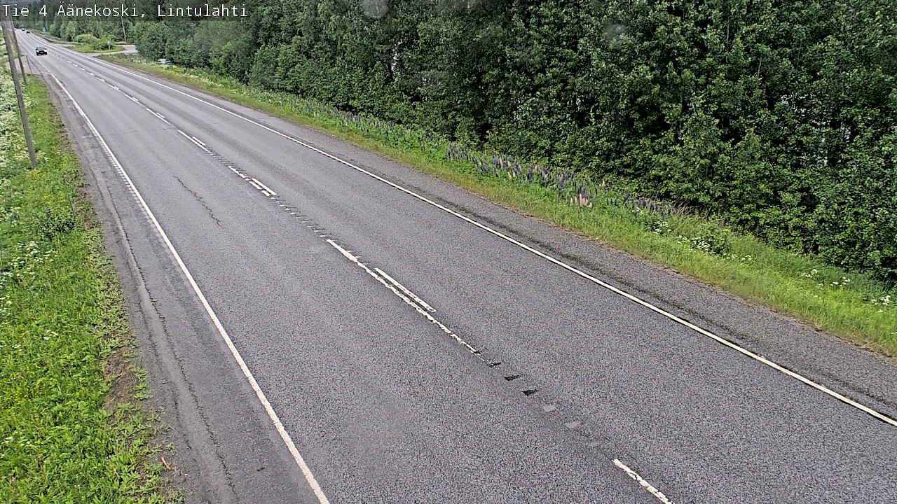 Weather Camera Image Road 4 Äänekoski, Lintulahti, Äänekoski, Keski-Suomi