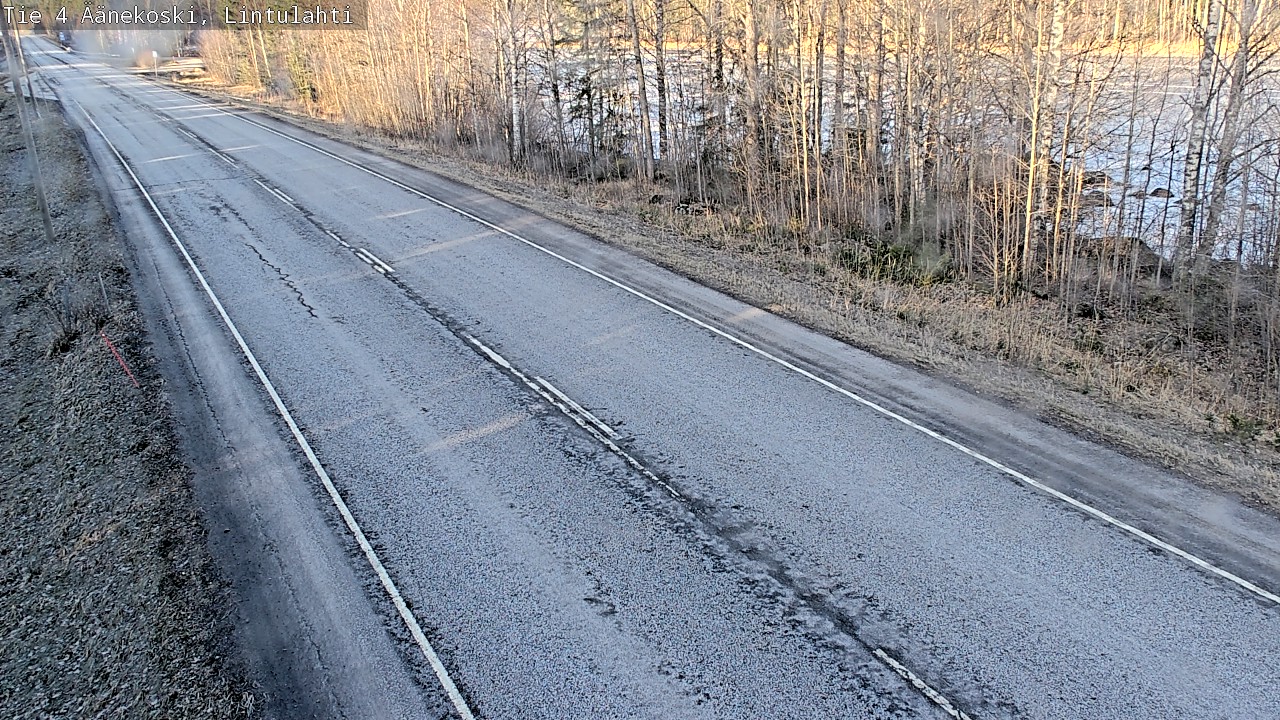 Weather Camera Image Road 4 Äänekoski, Lintulahti, Äänekoski, Keski-Suomi