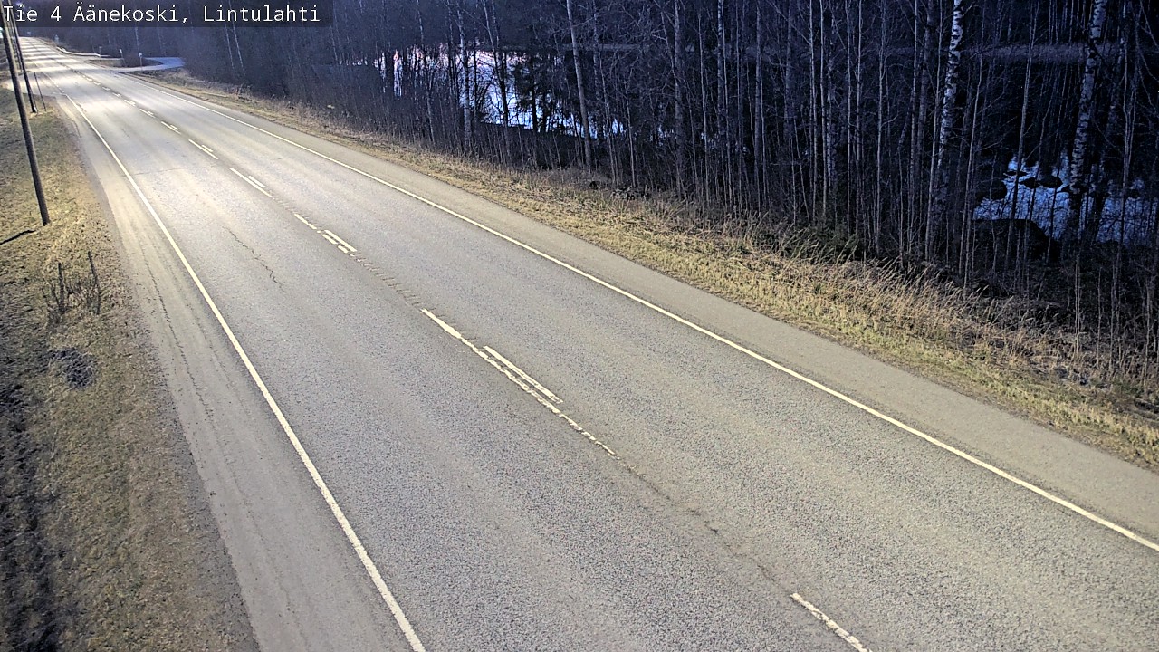 Weather Camera Image Road 4 Äänekoski, Lintulahti, Äänekoski, Keski-Suomi
