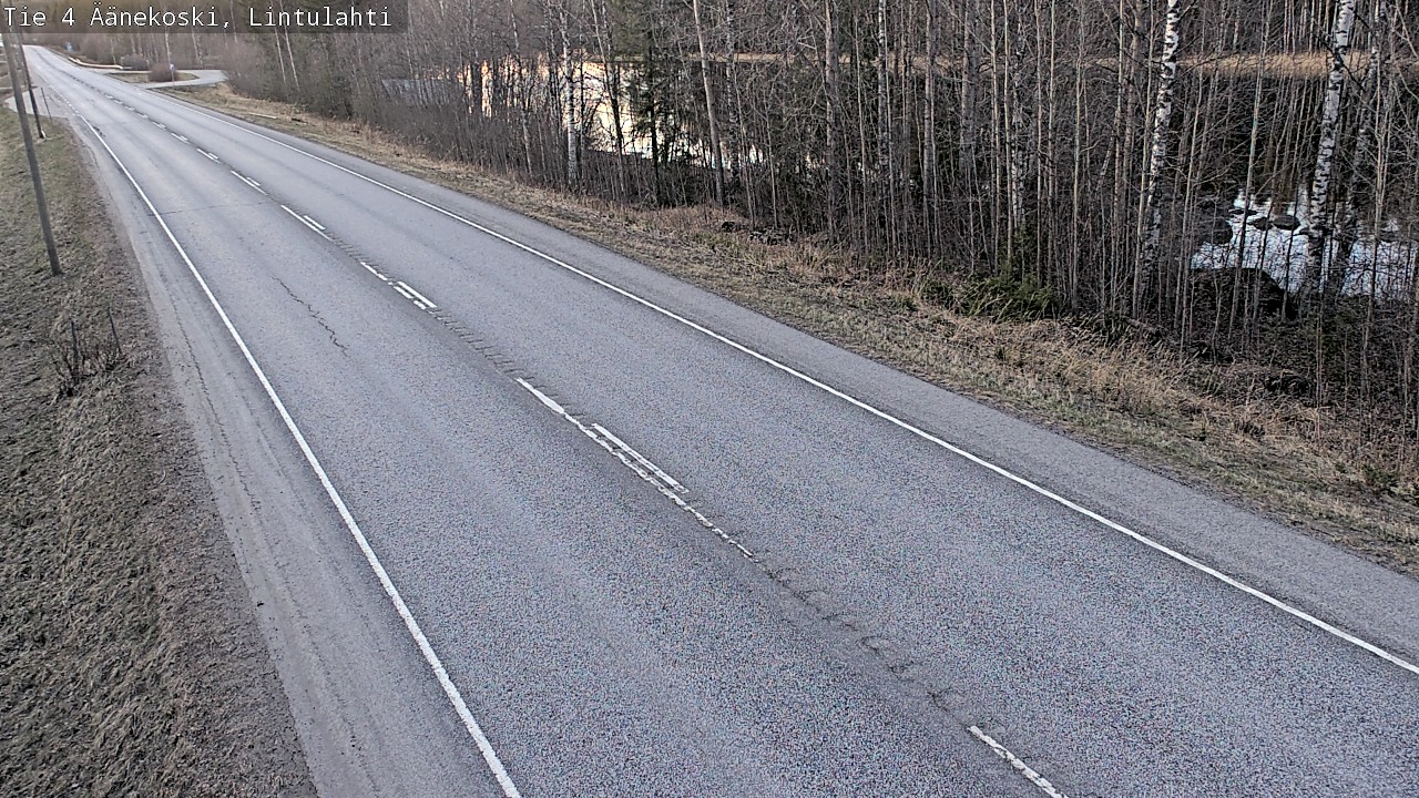 Weather Camera Image Road 4 Äänekoski, Lintulahti, Äänekoski, Keski-Suomi
