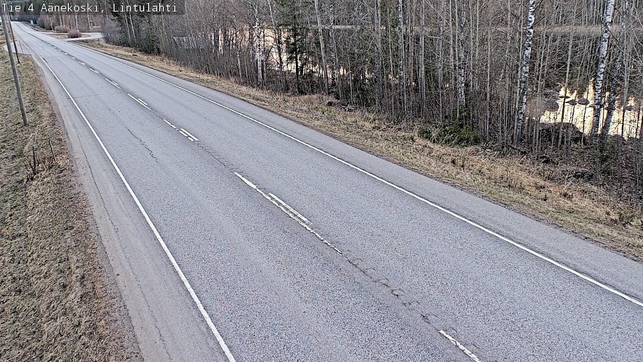 Weather Camera Image Road 4 Äänekoski, Lintulahti, Äänekoski, Keski-Suomi