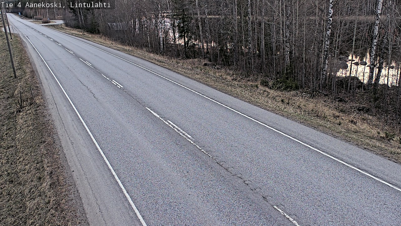 Weather Camera Image Road 4 Äänekoski, Lintulahti, Äänekoski, Keski-Suomi