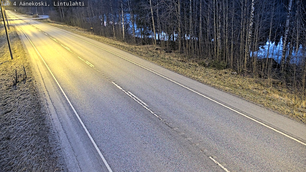 Weather Camera Image Road 4 Äänekoski, Lintulahti, Äänekoski, Keski-Suomi