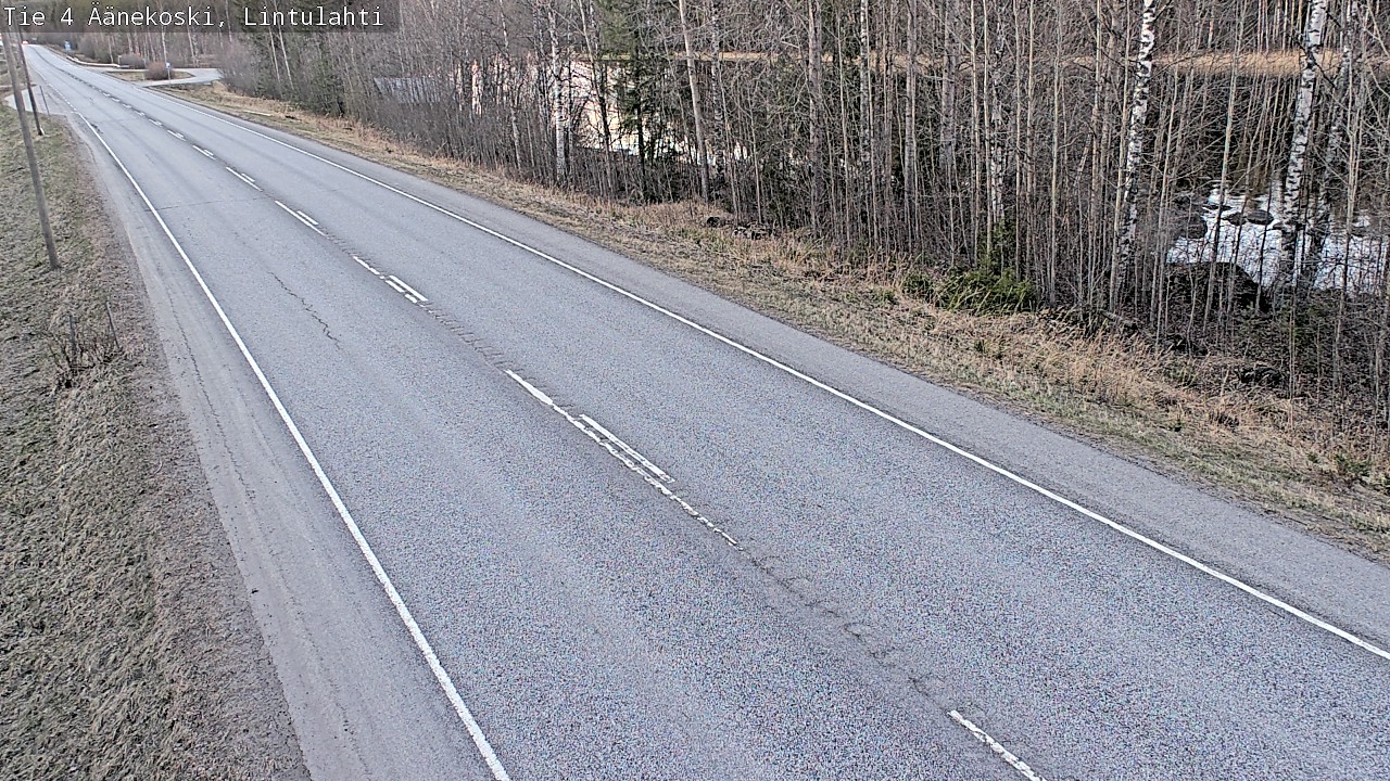 Weather Camera Image Road 4 Äänekoski, Lintulahti, Äänekoski, Keski-Suomi
