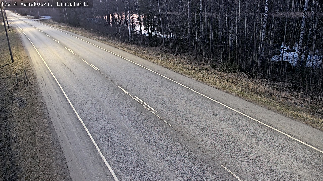 Weather Camera Image Road 4 Äänekoski, Lintulahti, Äänekoski, Keski-Suomi