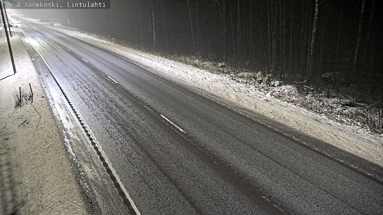 Weather Camera Image Väg 4 Äänekoski, Lintulahti, Äänekoski, Keski-Suomi