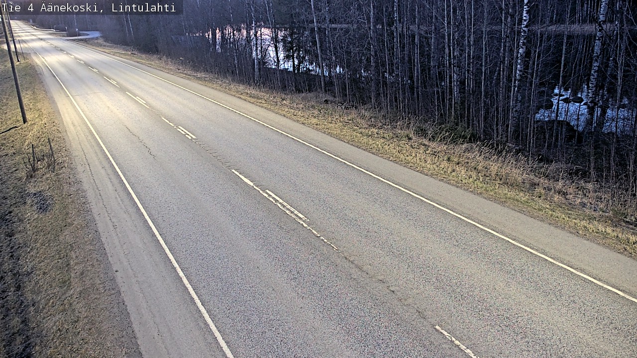 Weather Camera Image Road 4 Äänekoski, Lintulahti, Äänekoski, Keski-Suomi
