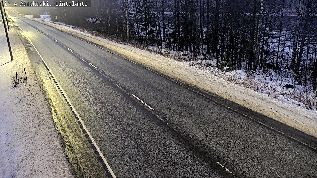 Weather Camera Image Väg 4 Äänekoski, Lintulahti, Äänekoski, Keski-Suomi