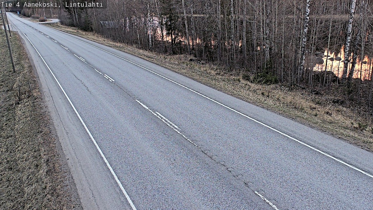Weather Camera Image Road 4 Äänekoski, Lintulahti, Äänekoski, Keski-Suomi