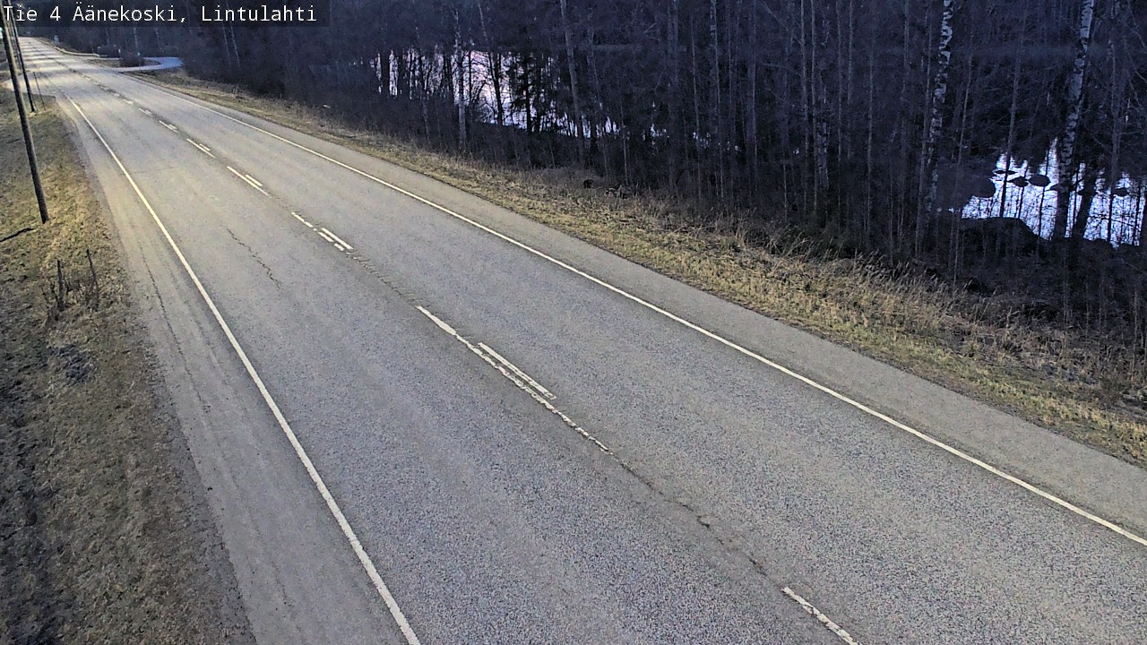 Weather Camera Image Road 4 Äänekoski, Lintulahti, Äänekoski, Keski-Suomi