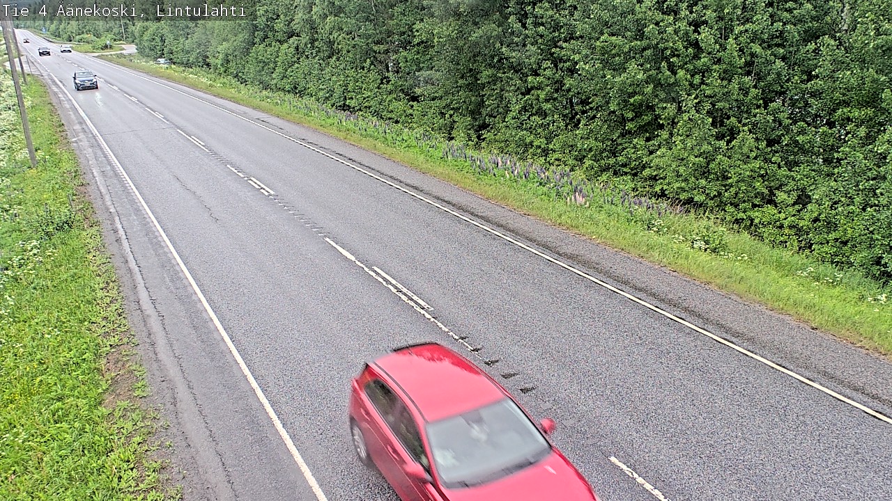 Weather Camera Image Road 4 Äänekoski, Lintulahti, Äänekoski, Keski-Suomi