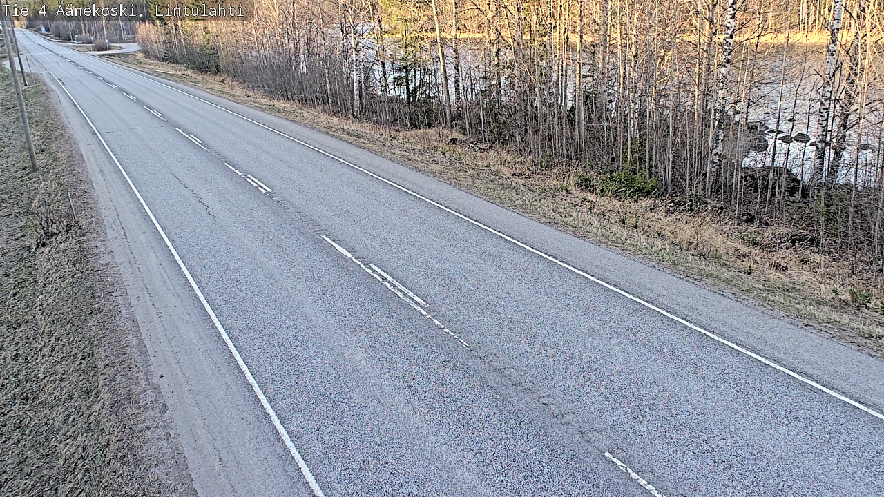 Weather Camera Image Road 4 Äänekoski, Lintulahti, Äänekoski, Keski-Suomi