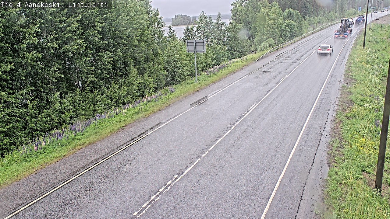 Weather Camera Image Väg 4 Äänekoski, Lintulahti, Äänekoski, Keski-Suomi