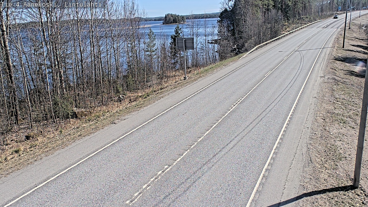 Weather Camera Image Väg 4 Äänekoski, Lintulahti, Äänekoski, Keski-Suomi