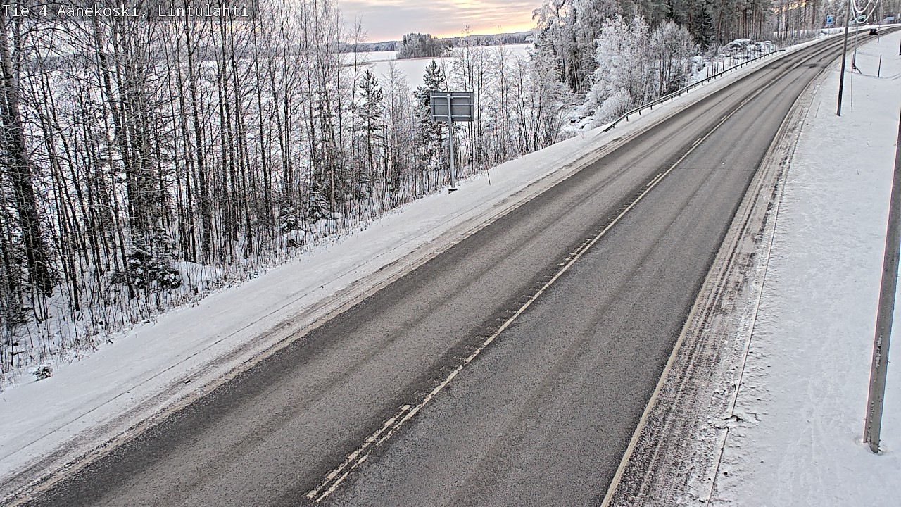 Weather Camera Image Road 4 Äänekoski, Lintulahti, Äänekoski, Keski-Suomi