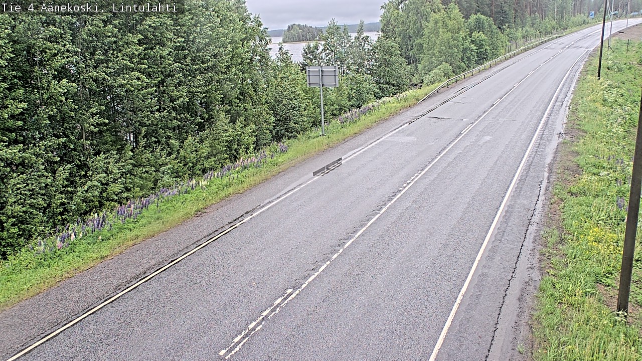 Weather Camera Image Väg 4 Äänekoski, Lintulahti, Äänekoski, Keski-Suomi
