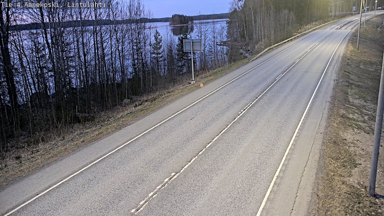 Weather Camera Image Road 4 Äänekoski, Lintulahti, Äänekoski, Keski-Suomi