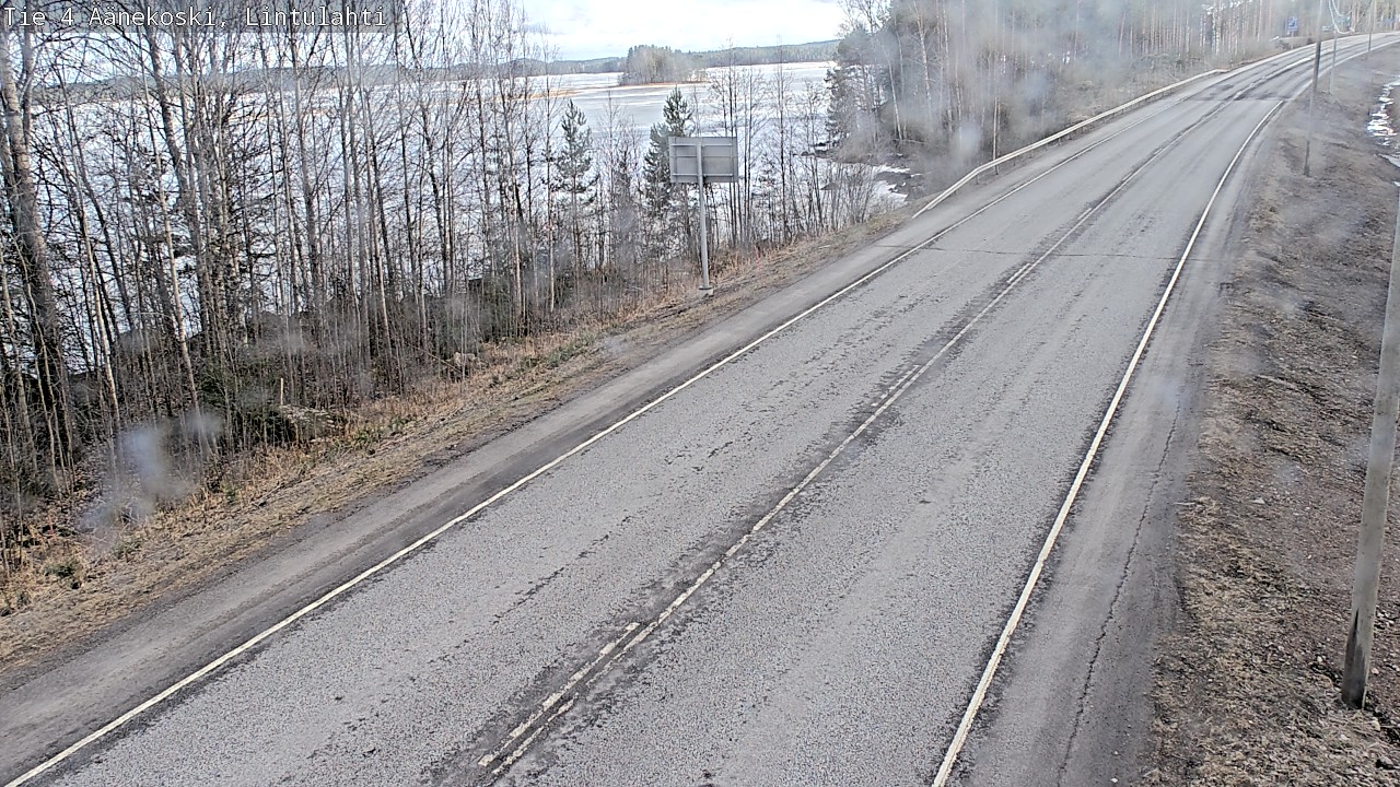 Weather Camera Image Road 4 Äänekoski, Lintulahti, Äänekoski, Keski-Suomi
