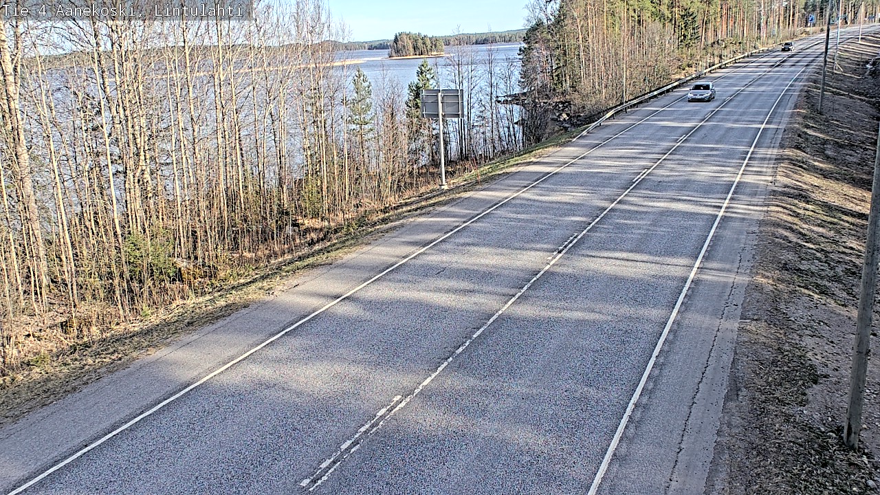 Weather Camera Image Väg 4 Äänekoski, Lintulahti, Äänekoski, Keski-Suomi