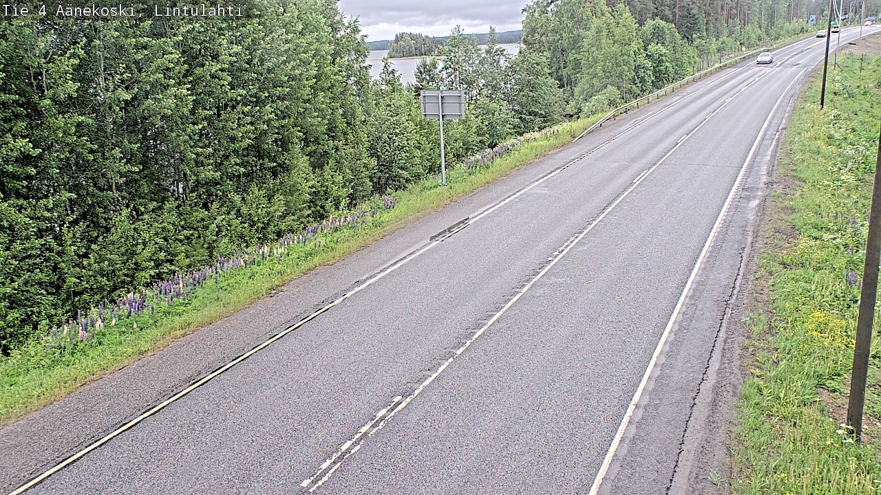 Weather Camera Image Väg 4 Äänekoski, Lintulahti, Äänekoski, Keski-Suomi