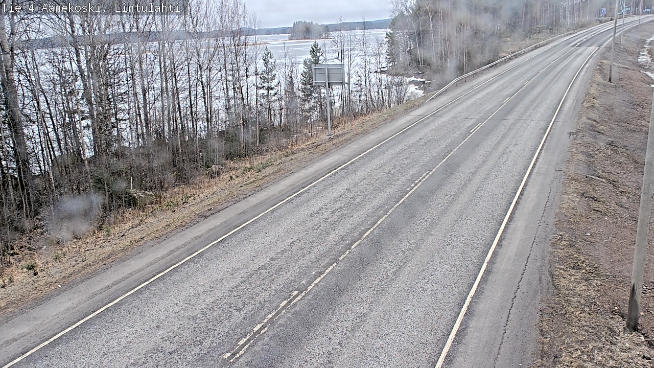 Weather Camera Image Road 4 Äänekoski, Lintulahti, Äänekoski, Keski-Suomi