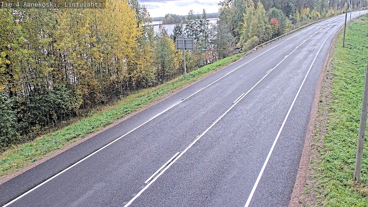 Weather Camera Image Road 4 Äänekoski, Lintulahti, Äänekoski, Keski-Suomi