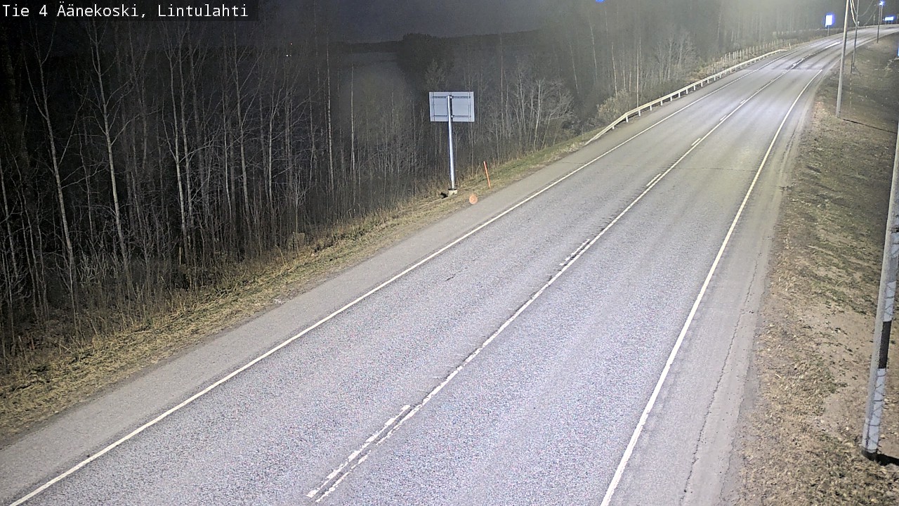 Weather Camera Image Road 4 Äänekoski, Lintulahti, Äänekoski, Keski-Suomi