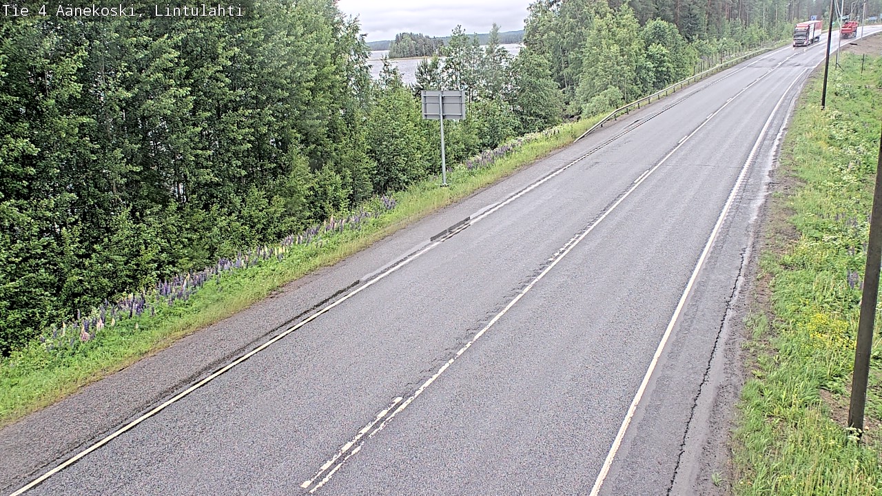 Weather Camera Image Väg 4 Äänekoski, Lintulahti, Äänekoski, Keski-Suomi