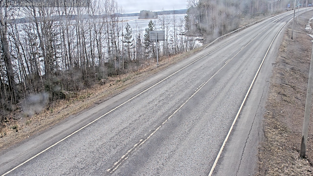 Weather Camera Image Road 4 Äänekoski, Lintulahti, Äänekoski, Keski-Suomi