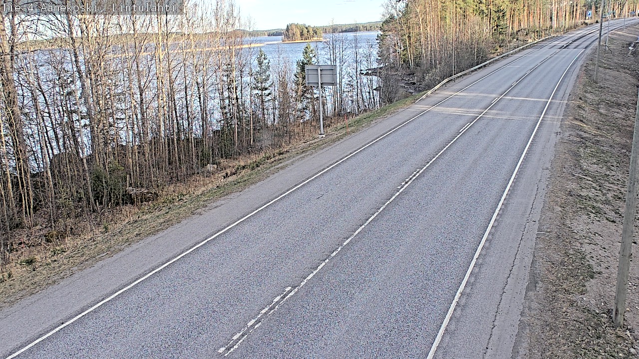 Weather Camera Image Väg 4 Äänekoski, Lintulahti, Äänekoski, Keski-Suomi