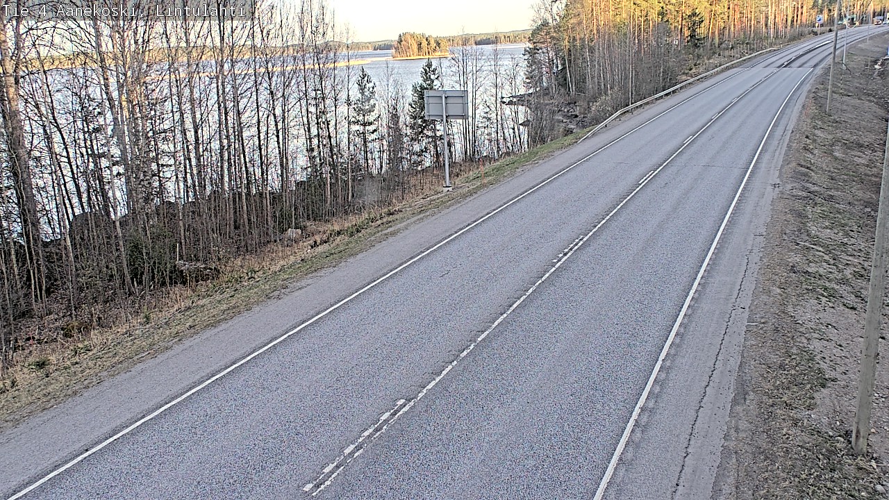 Weather Camera Image Väg 4 Äänekoski, Lintulahti, Äänekoski, Keski-Suomi