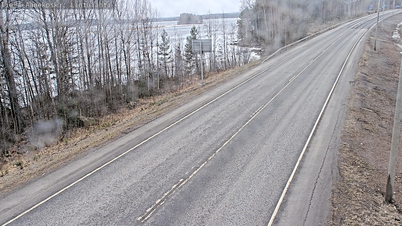 Weather Camera Image Road 4 Äänekoski, Lintulahti, Äänekoski, Keski-Suomi