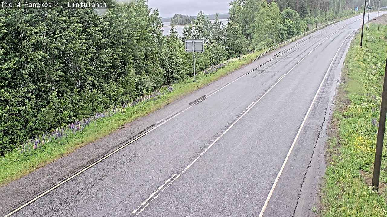 Weather Camera Image Väg 4 Äänekoski, Lintulahti, Äänekoski, Keski-Suomi