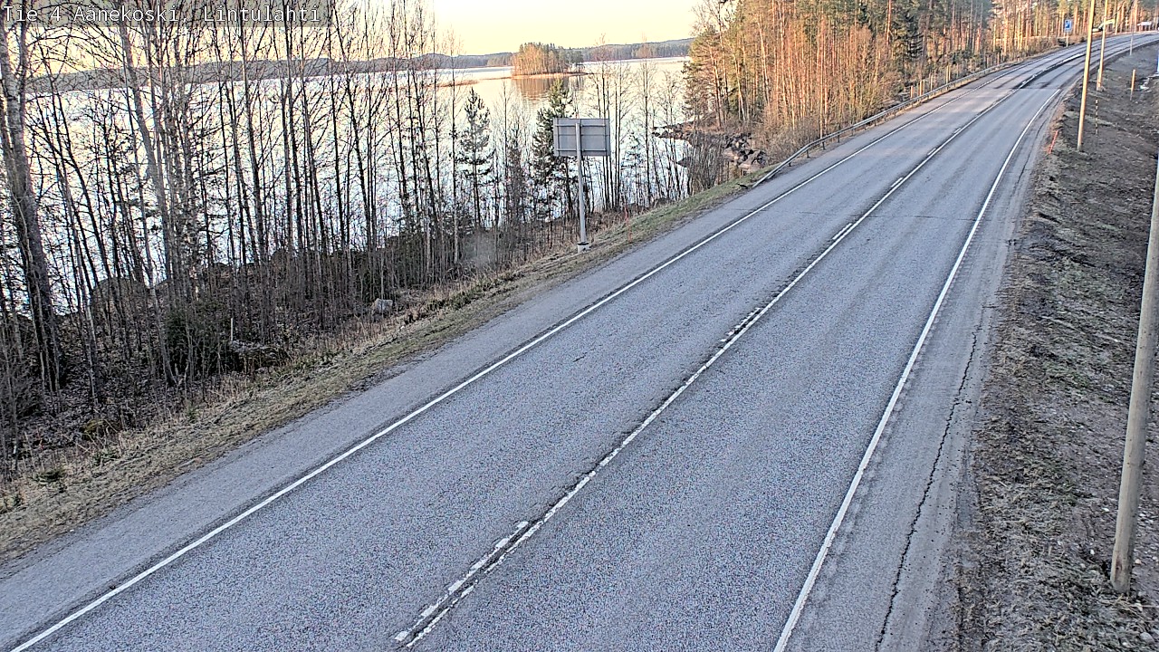 Weather Camera Image Väg 4 Äänekoski, Lintulahti, Äänekoski, Keski-Suomi