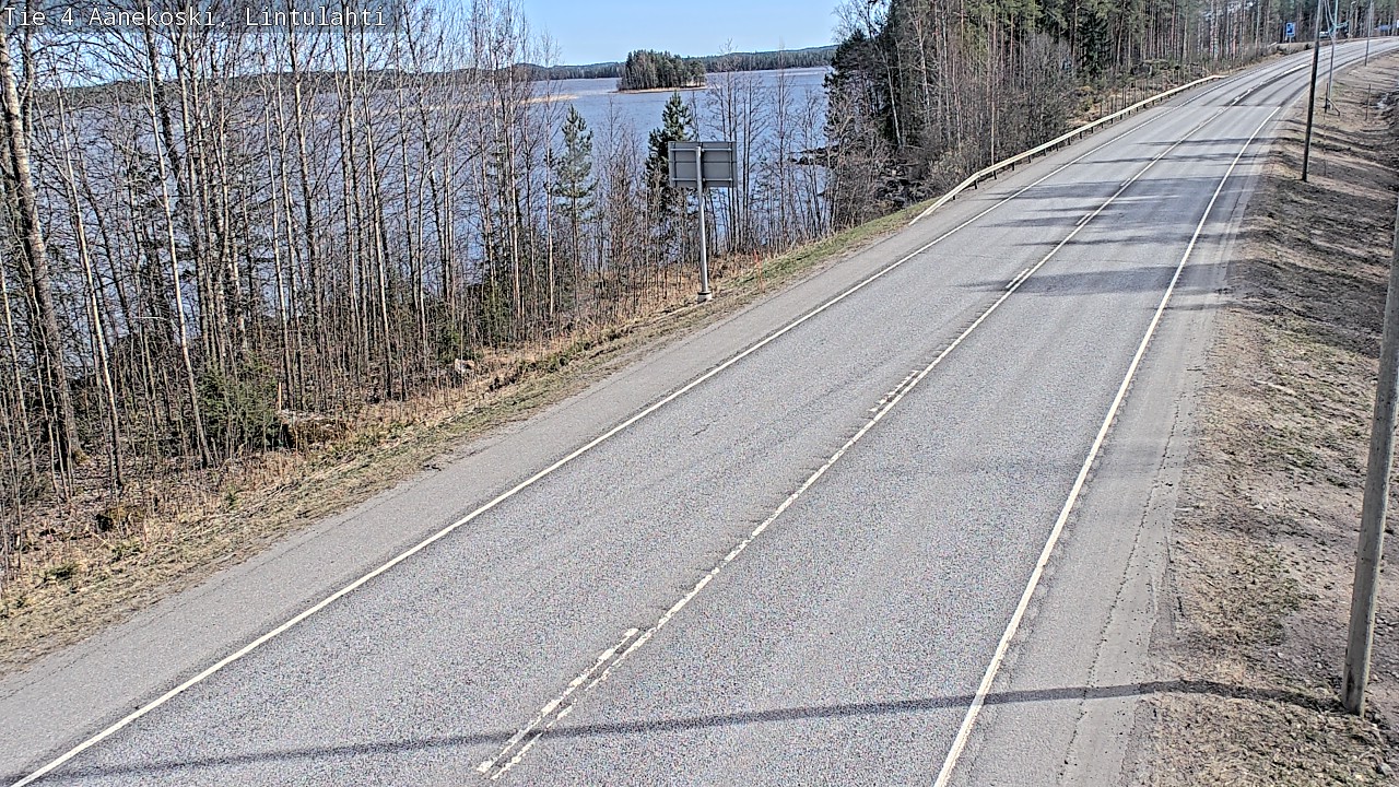 Weather Camera Image Väg 4 Äänekoski, Lintulahti, Äänekoski, Keski-Suomi
