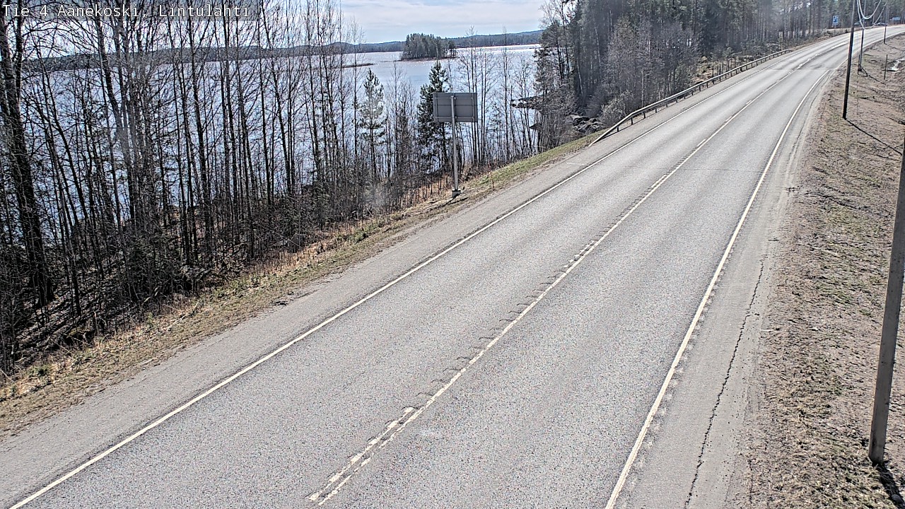 Weather Camera Image Väg 4 Äänekoski, Lintulahti, Äänekoski, Keski-Suomi