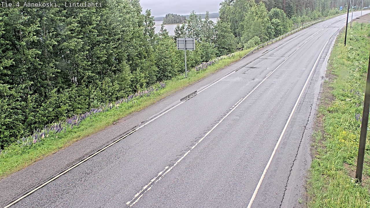 Weather Camera Image Road 4 Äänekoski, Lintulahti, Äänekoski, Keski-Suomi