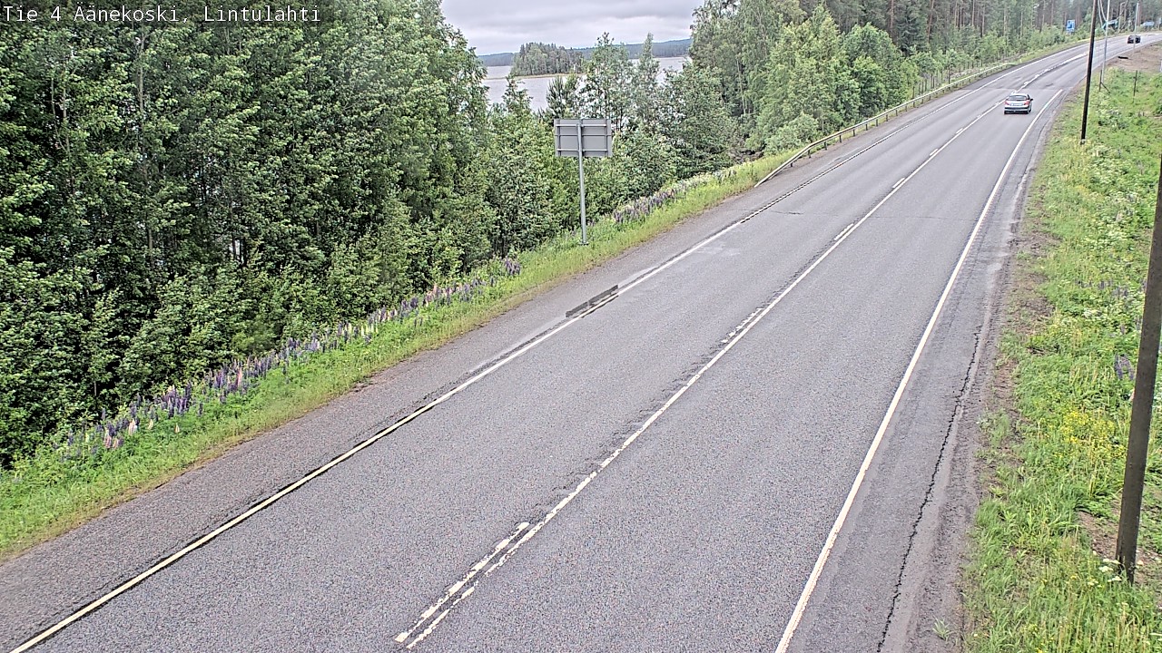 Weather Camera Image Väg 4 Äänekoski, Lintulahti, Äänekoski, Keski-Suomi