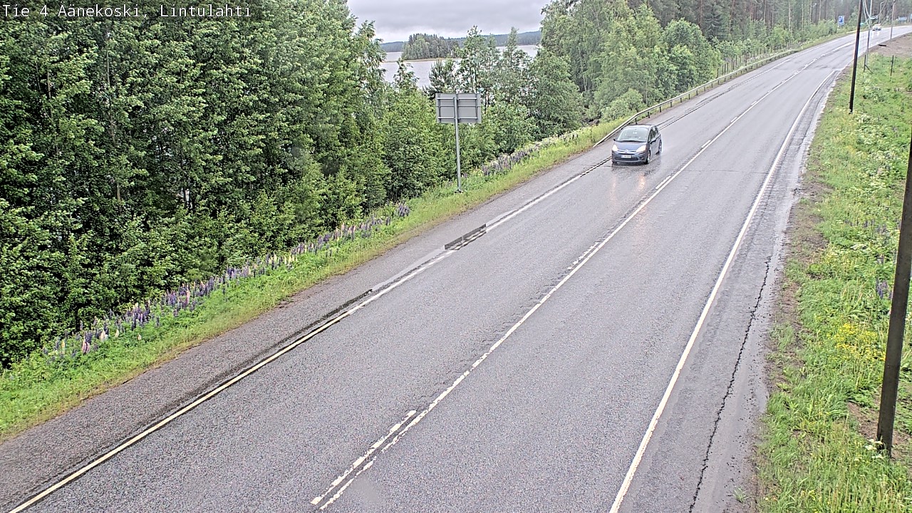 Weather Camera Image Väg 4 Äänekoski, Lintulahti, Äänekoski, Keski-Suomi