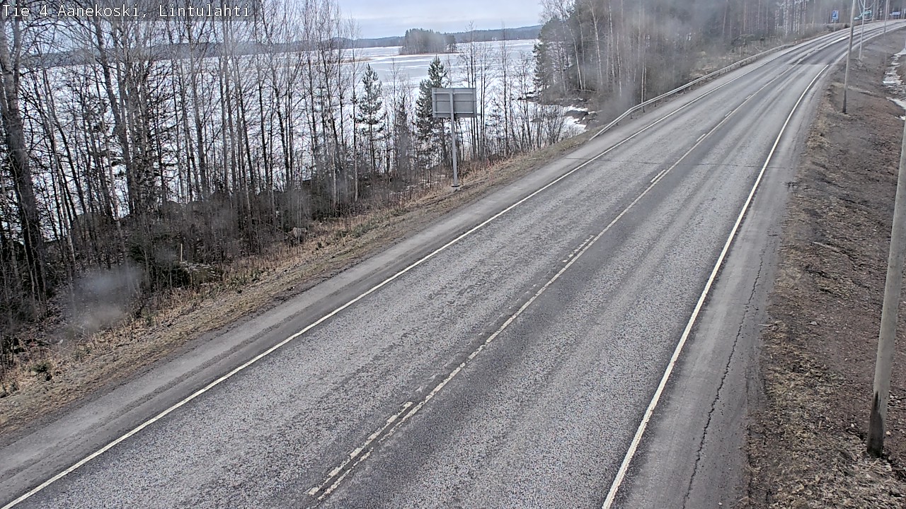 Weather Camera Image Road 4 Äänekoski, Lintulahti, Äänekoski, Keski-Suomi