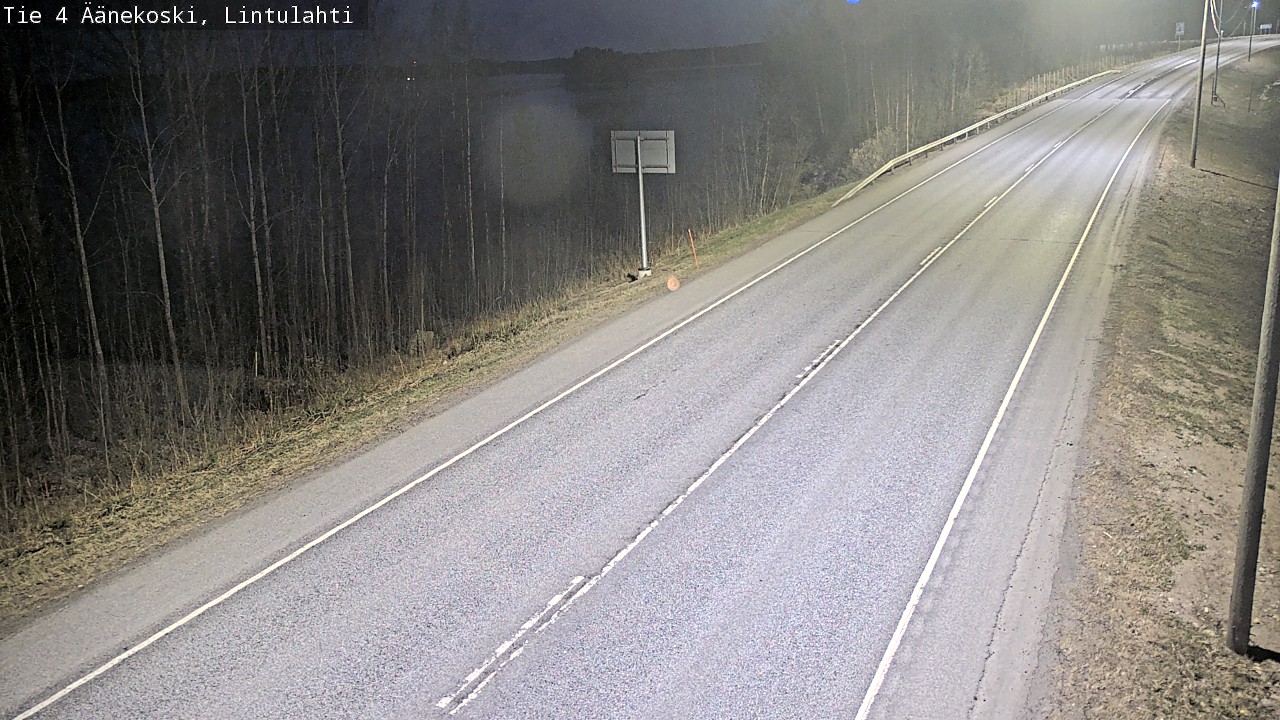 Weather Camera Image Road 4 Äänekoski, Lintulahti, Äänekoski, Keski-Suomi