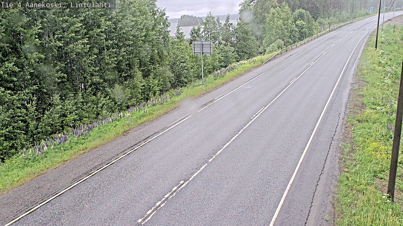 Weather Camera Image Väg 4 Äänekoski, Lintulahti, Äänekoski, Keski-Suomi