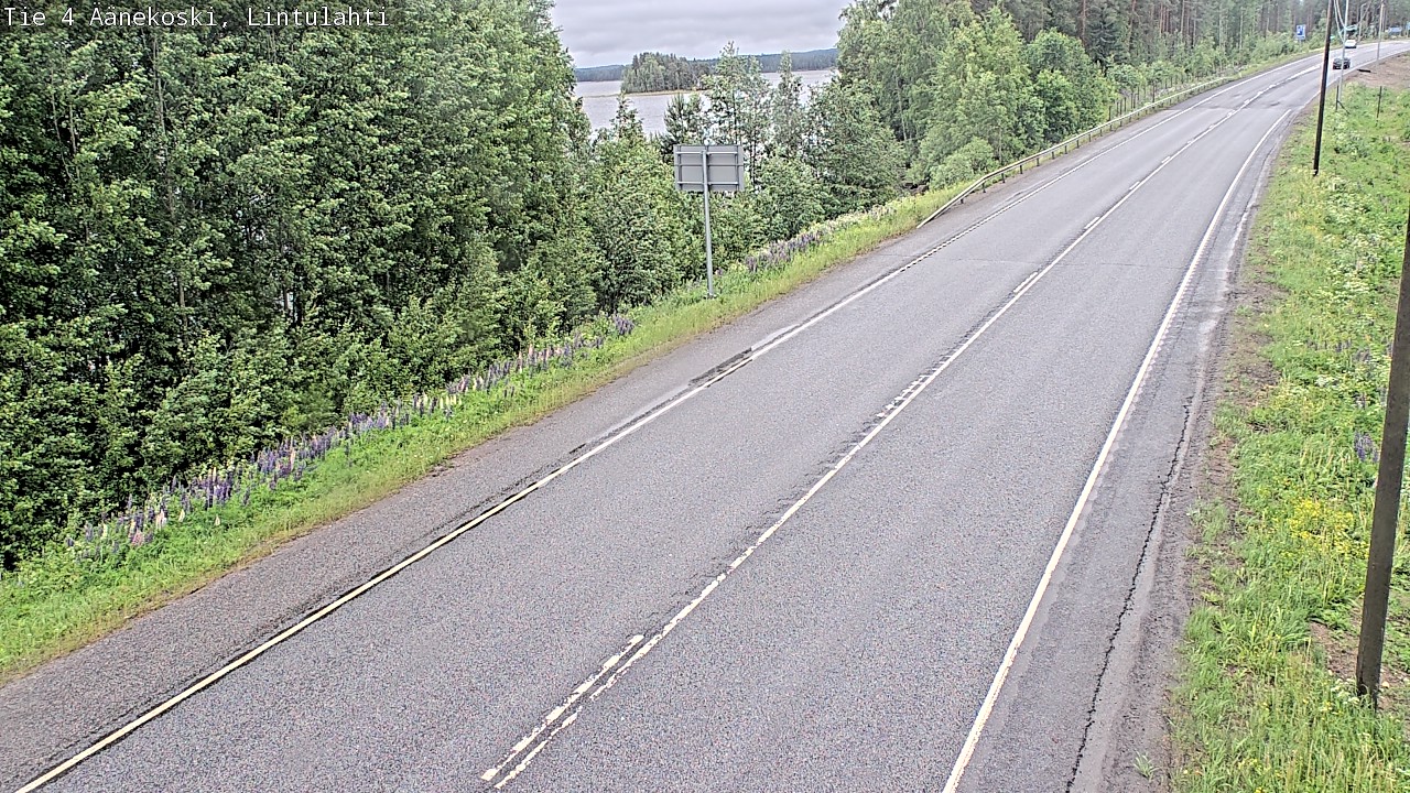 Weather Camera Image Väg 4 Äänekoski, Lintulahti, Äänekoski, Keski-Suomi