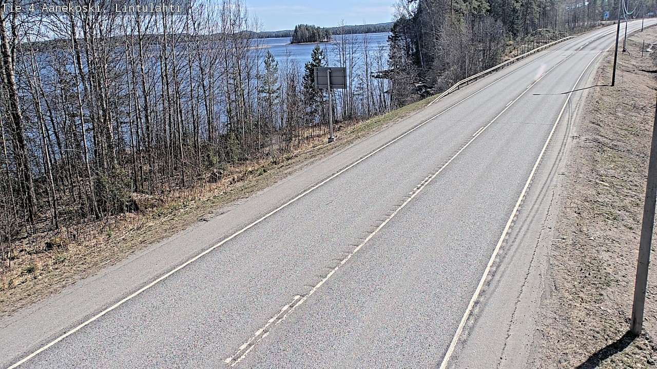 Weather Camera Image Väg 4 Äänekoski, Lintulahti, Äänekoski, Keski-Suomi
